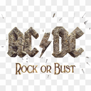 Ac/dc Rock Or Bust Utorrent - Acdc Logo Rock Or Bust, HD Png Download