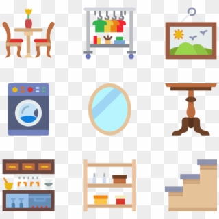 Furniture & Household - Home Decor Furnishing Icon, HD Png Download