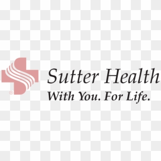 Sutter Health Logo - Sutter Health With You For Life, HD Png Download