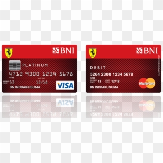 Ferrari Cards By Bni Bni Platinum & Debit - Bni 46, HD Png Download