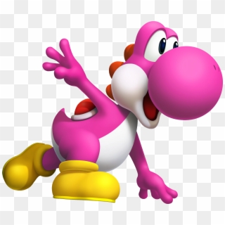 Pink Yoshi Wallpaper - Sonic At The Olympic Winter, HD Png Download