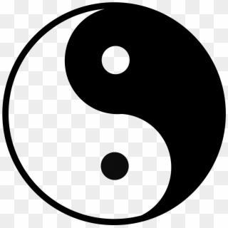 Clipart Yin Yang - Symbol Of Taoism Religion, HD Png Download