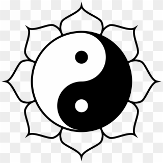 This Free Icons Png Design Of Yin Yang Lotus, Transparent Png