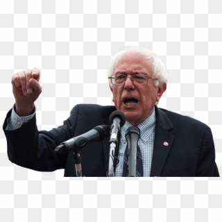Bernie Sanders Speaking - Bernie Sanders White Background, HD Png Download