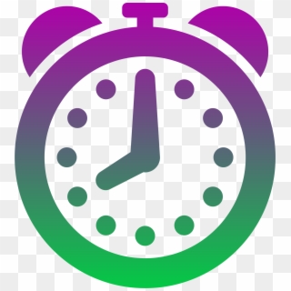 Coloured Clock Icons Png - Clock Colour Icon Png, Transparent Png