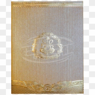 Home Hindu Wedding Cards Distinct Ganesha Design With - Book Cover, HD Png Download