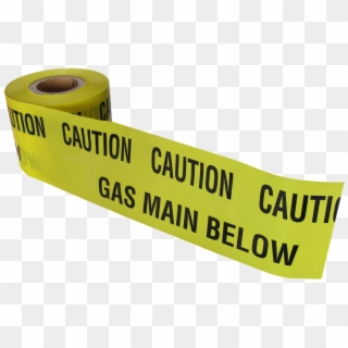 Caution Gas Mains Below Tape 365m X 150mm - Masking Tape, HD Png Download