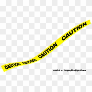 Black And Yellow Caution Tape 2 - Yellow Caution Tape Png, Transparent Png