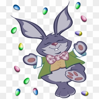 Bunny And Eggs Big Image Png - Easter Bunny, Transparent Png