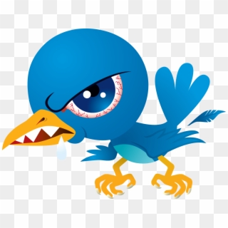 Free Png Download Mean Twitter Bird Png Images Background - Twitter Bird Angry Transparent Background, Png Download