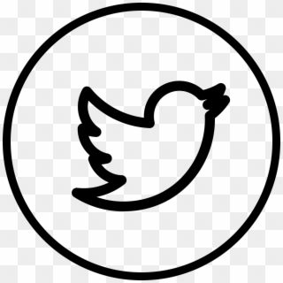 Black Twitter Bird - Transparent Png Format Twitter Logo Png, Png Download
