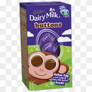 Small Easter Eggs Cost £1 At Tesco - Cadbury Buttons Easter Egg, HD Png Download