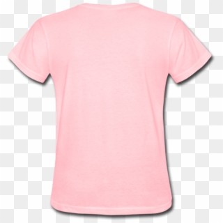 Pink Tshirt Png - Women's Baby Pink T Shirt, Transparent Png