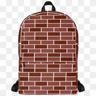 Red Brick Wall Design Backpack - Starry Night Backpack, HD Png Download