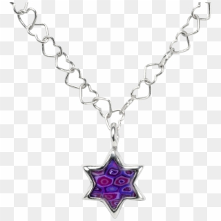 Purple Star Of David - Necklace, HD Png Download