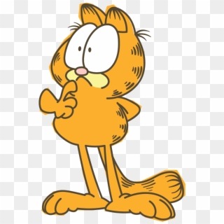 Svg Free Library Garfield Transparent Thinking - Garfield Thinking, HD Png Download