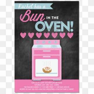 Bun In The Oven Chalkboard - Poster, HD Png Download