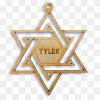 Star Of David Ornament Hanukkah Decoration - Perler Bead Patterns Star, HD Png Download