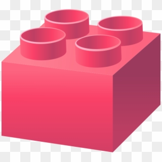 Banner Freeuse Download Bricks Vector Red Brick - Pink Lego Brick Png, Transparent Png