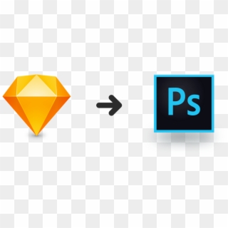 How To Properly Export Your Sketch Designs To Photoshop - Triangle, HD Png Download