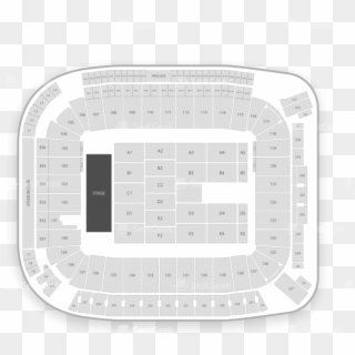 Stubhub Center Seating Chart Concert Map Seatgeek - Circle, HD Png Download