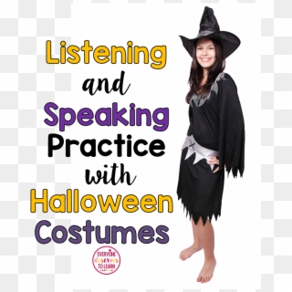 Listening And Speaking Practice With Halloween Costumes - Costume Hat, HD Png Download