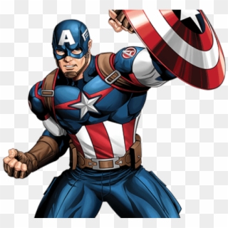 Captain America Cartoon Background, HD Png Download