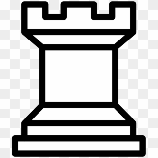 New Svg Image - Rook Chess Piece Drawing, HD Png Download