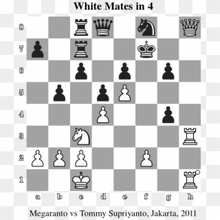 Megaranto Vs Tommy Supriyanto, Jakarta, 2011 Www - Positional Chess Puzzles, HD Png Download