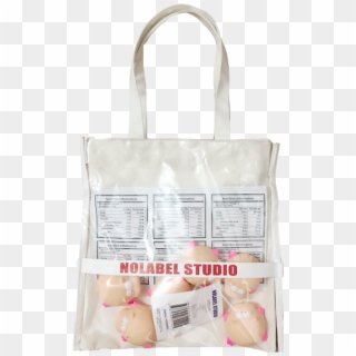 Nolabel Pink Pig / Fat Cattle Fun Series Pvc Stitching - Tote Bag, HD Png Download