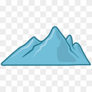 Scalable Vector Graphics Clip Art - Mountain Blue Simple, HD Png Download
