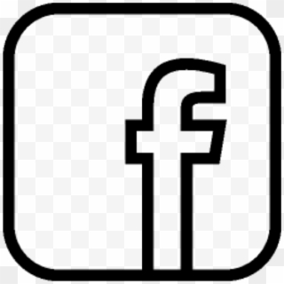Facebook Announces Home Resolution Media - Facebook Transparent Logo Black And White, HD Png Download