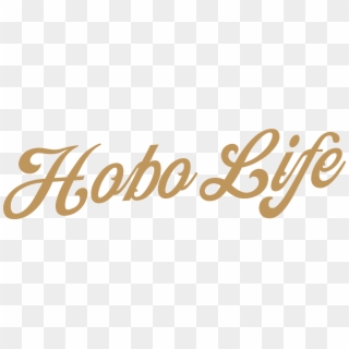 Hobo Life Logotype Gold - Calligraphy, HD Png Download