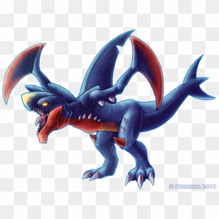And Then There's This Manly *********** - Pokemon Garchomp Mega Evolution, HD Png Download