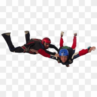 Free Png Two Parachutists Png Image With Transparent - Base Jumping, Png Download