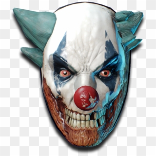 #spooky #scary #october #halloween #mask #makeup #clown - Masque Payday 2 Clown, HD Png Download