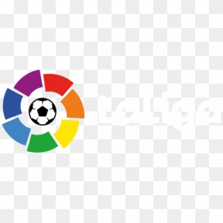 Laliga-white - La Liga Logo Vector, HD Png Download