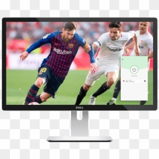 How A Vpn Makes It Easier To Watch Sports Streams - Messi Sevilla 4 2, HD Png Download
