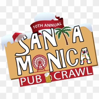 Santa Monica Pub Crawl - Blvd Supply, HD Png Download