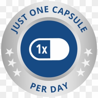 Quality-seal Just 1 Capsule Per Day - Circle, HD Png Download