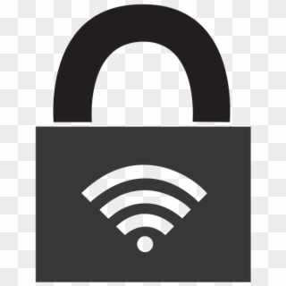 Locked Wifi - Free Wifi White Png, Transparent Png