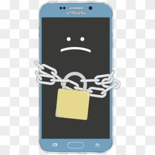 • You Got A Good Deal On A New Phone But It Is Locked - Locked Phone Cartoon, HD Png Download