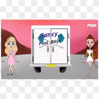 Who Is Fancy, Ariana Grande E Meghan Trainor Dividem - Cartoon, HD Png Download