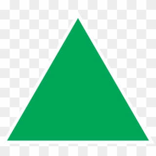 Triangulo Retangulo - Green Triangle, HD Png Download