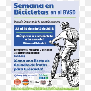 Bvsd Bike-week 2018 Flyer Spanish Export - Hybrid Bicycle, HD Png Download