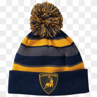 Lamborghini 223835 Holloway Striped Beanie With Pom - Holloway Comeback Beanie, HD Png Download