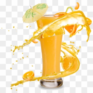 Orange Juice Smoothie Cocktail Soft Drink - Orange Juice Hd Png, Transparent Png