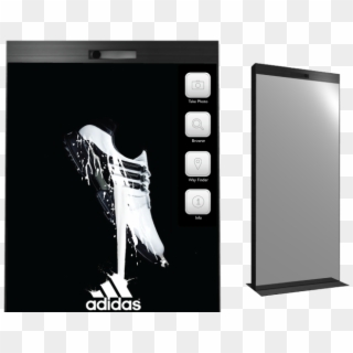 Standing Mirror Cabinet Supported By A Solid Metal - Iphone Xs Max Adidas, HD Png Download