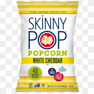 Skinnypop White Cheddar - Skinnypop White Cheddar Popcorn, HD Png Download