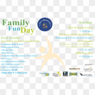 Family Fun Day Schedule - Centros De Integracion Juvenil, HD Png Download